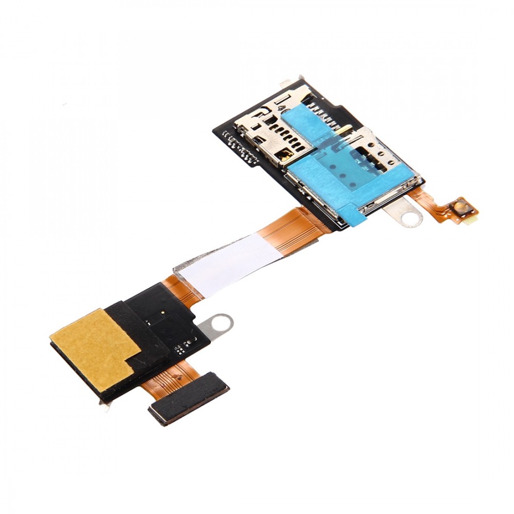 SIM Card Reader Contact Flex Cable Ribbon for Sony Xperia M2 / D2303 / D2305 / D2306 Sony Replacement Parts Sony Xperia M2